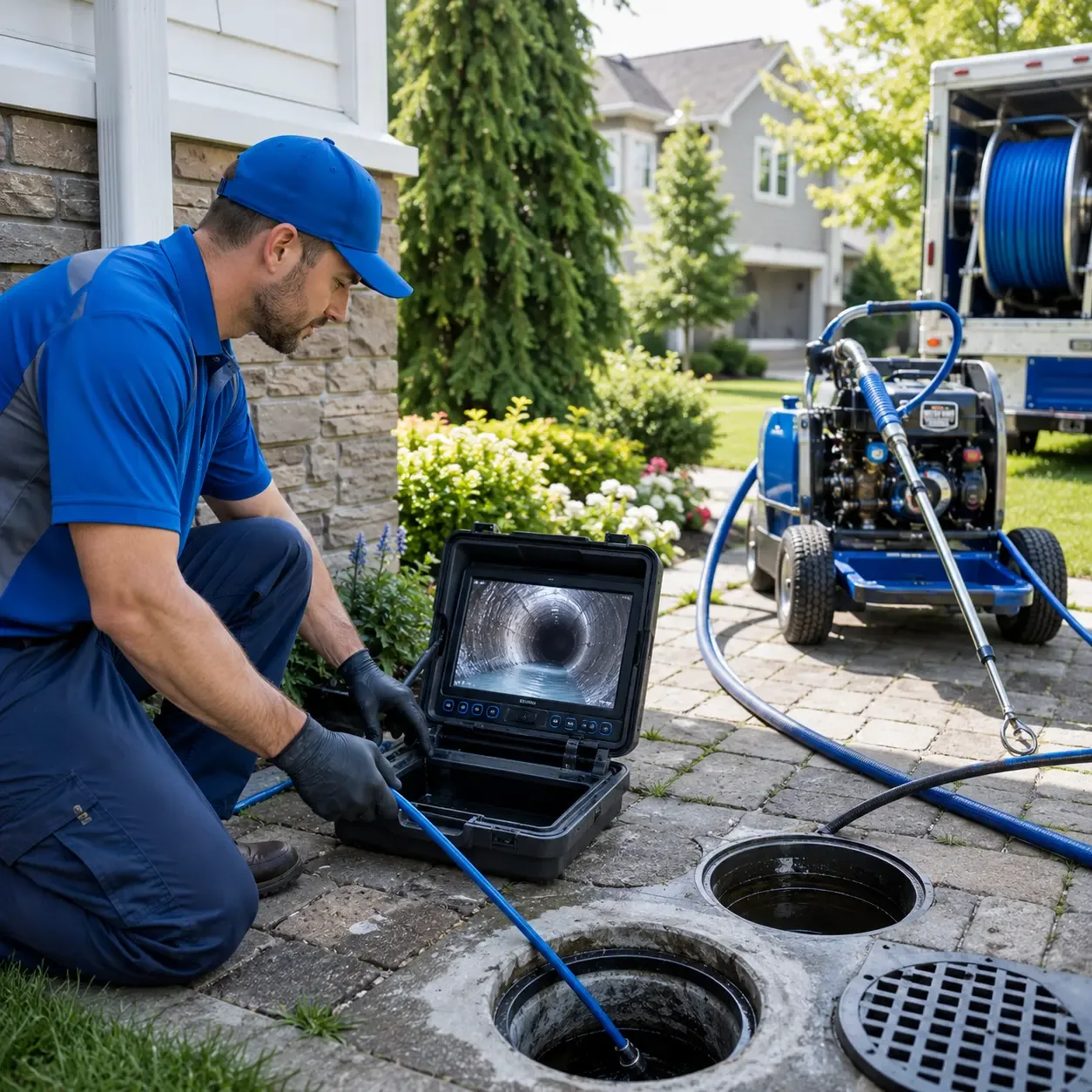 Outdoor drain cleaning professionals serving Old Chatham, NY